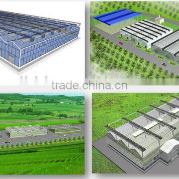 Commercial Flower Vegetable Polycarbonate Greenhouse photo-5