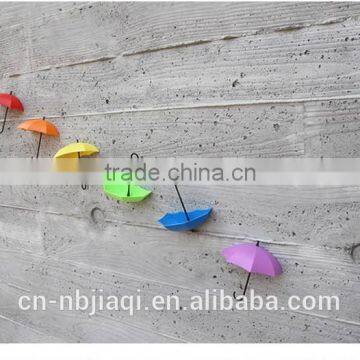 Lovely Umbrella Shape Sticky Hooks/3pcs in One Set photo-2