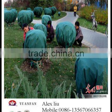 Dark green pp spun-bonded non woven fabrics For cover roads, plant covering