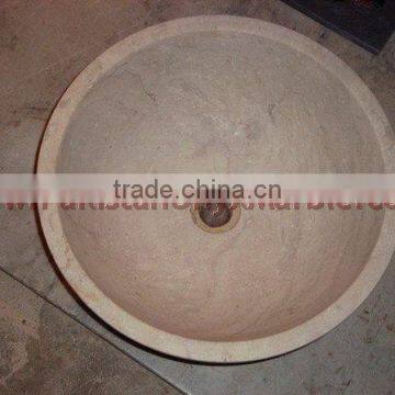 UNIQUE SAHARA BEIGE MARBLE SINKS AND BASINS photo-3