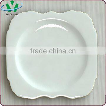 Vitrified Tableware Cheap White Porcelain Plate photo-3