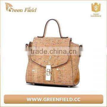 Womens Cork Paper Large Capacity Shoulder Bags Tote Handbag photo-2