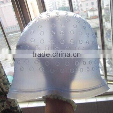 Professional Dye Streak Cap Silicone Tipping Cap / Silicone Highlighting Cap photo-6