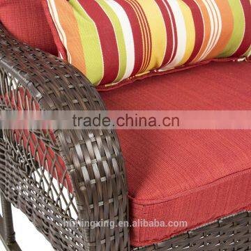 Wicker Rocking Chair Patio All Weather Proof With Cushions photo-3