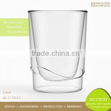 Handcrafted Made-By-Hand Glass Beer Mugs Without Handles photo-2