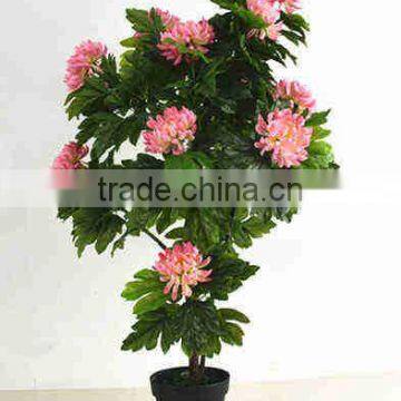 SJ3000102 Indoor Bonsai Peony Flower Plant Plastic Tree photo-2