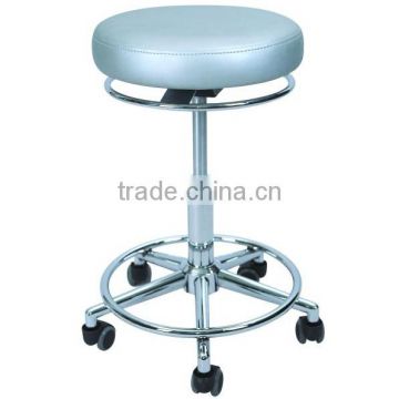 Potable movable Ottoman stool hydraulic chair with wheels used salon furniture F-E064004