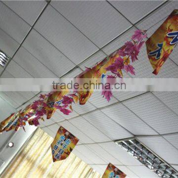 Home curtain gardens edging christmas decorative 1ft to 2ft or 30cm to 60cm artificial silk hanging maple branches EFYZ08 0605