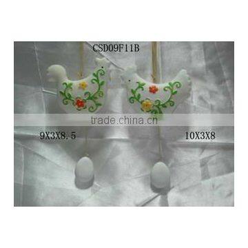 white porcelain butterfly ornament