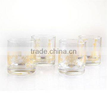 Christmas Theme Glass Cup Hand Painted Glass photo-2