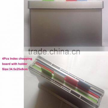 Plastic Chopping Board Set With Holder,cutting Board photo-2