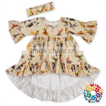 Latest Designs Kids Girls Spring Tshirts Baby Boutique Wholesale Printed T-Shirts photo-5