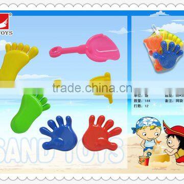 factory supply good quality plastic 6PCS beach toys play set