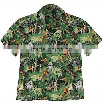 2012 polyester hawaiian short sleeve fashion shirts