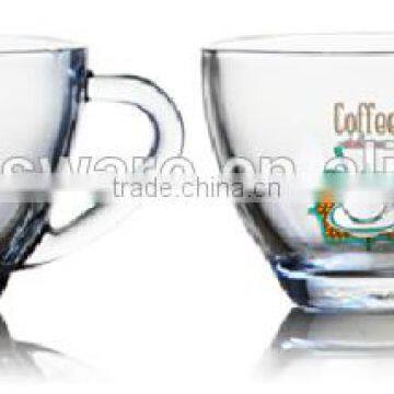 6oz 8oz 10oz 12oz Caffe Latte Espresso Cappuccino Glass Coffee Cup Glass Mug photo-4