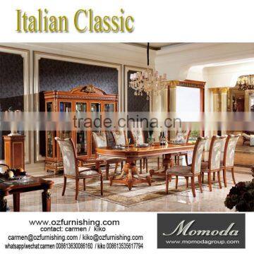 YB62 Royal Antique French Style Spoon Back Dining Chair Wooden Arm Chair /Luxury Hand Carved Wood Frame Fabric Dining Chair photo-3