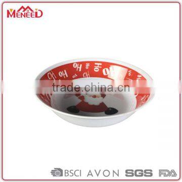 Ho~ Ho X'mas Decorative Plates & Bowls, Christmas Melamine Cheap Dinnerware Set photo-4