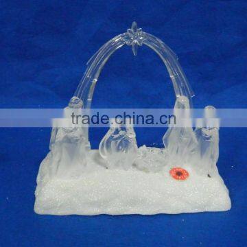 Dongguan LED Lighting Acrylic Christmas Nativity Scene Supplier for 2017 photo-3