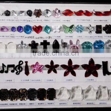 clear acrylic colorful various clothes bead accessories decorations