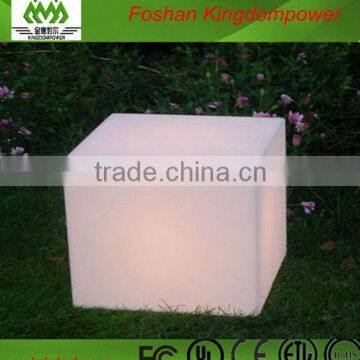 Waterproof outdoor led cube furniture with remote control