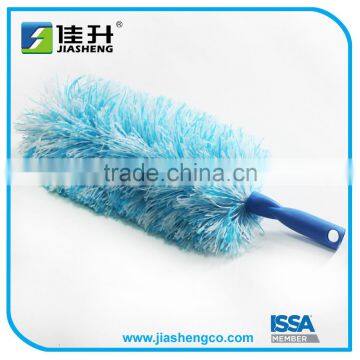 Fluffy microfiber fexible duster with extensional handle