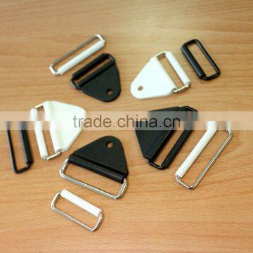 Black White Color Plastic NYLON Chafe With Metal Rectangle Ring and Roller photo-6