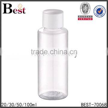 2017 Hot New Products Cosmetic Toner Beard Oil Essential Oil Plastic Cap Insert PET 100ml Plastic Bottle for Oil photo-3
