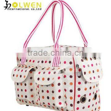 Multi-functional cute dots pet carrier handbag