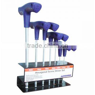 7PC CR-V T-Handle Allen Wrench