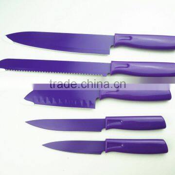 52008 5pcs Non-stick Knife With Abs Handle photo-3