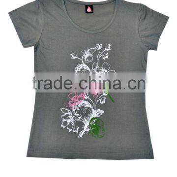 Women White Round Neck T-Shirt_100% Organic Cotton_Elegant Wear @ Best Deal Price photo-2