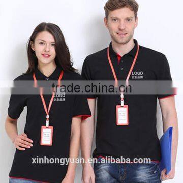 Custom Color Logo Clsssic Polo t Shirt Cheap Staff Work Uniform photo-3