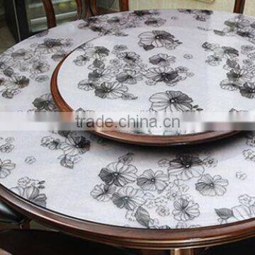 Roundtable Waterproof Cloth Table Mats Pvc Soft Glass Taiwan Arming Oil Anti-hot Round Plastic Tablecloths photo-4
