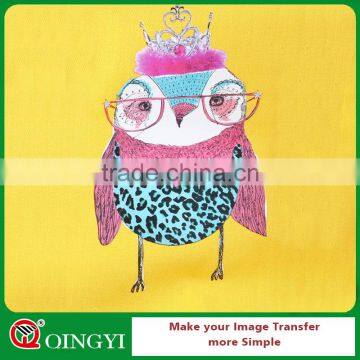 Qingyi Screen Printing Show Custom Plastisol Heat Transfer Sticker photo-2