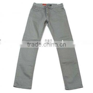 100%cotton Slim Straight Twill Pant