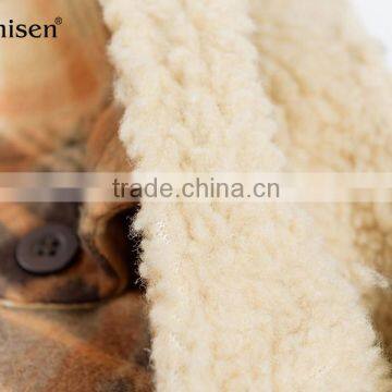 Stock Windproof Collar Plaids Men Polar Fleece Vest photo-5