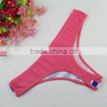 Stock Intimate Cotton National Flag Star Stripe Sey Panties String Lingerie Thongs g String Briefs Underwear Women Girls Summer photo-3