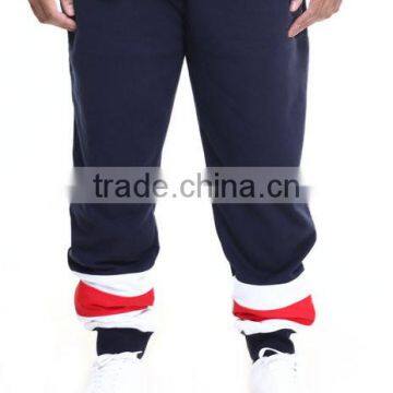 Adjustment Draw-strings Waistline Pants Pieced Contrasting Color Block Design Sweatpant Plus Size Casual Pant photo-5