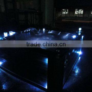 outdoor hot tub spa th LED lights for 7 people