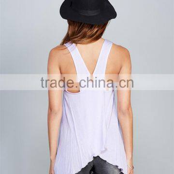 Bulksale Girls Fancy Lady Purple Slim Fit Singlet Polyester Tank Tops photo-3