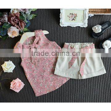 OEM/ODM Baby Girl Clothes Fashion Cartoon Girls Summer Kids Set Clothes Baby Suits Children Clothing Set photo-3