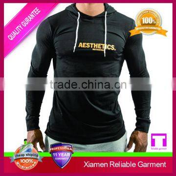 2016 New Hip Hop Hoodies and Dry Fit Male Gym Fitness Sports Clothing Manufactuer photo-4