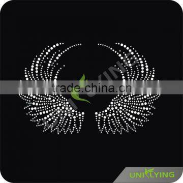 Rhinestone Transfer Iron on Angel Wings photo-4