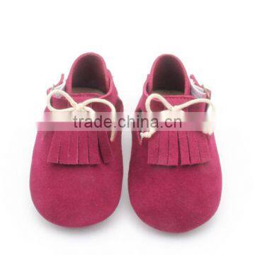 Comfortable handmade skidproof baby leather shoes soft