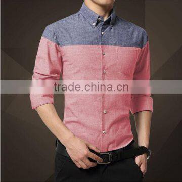 Wholesale Walson D82310f 2016 Korean Garment Latest Fashion Dress Mens Shirt Apparel photo-3