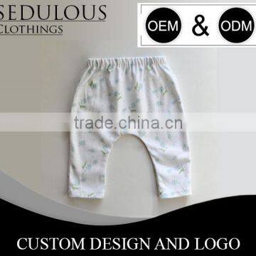 Direct factory manufacturing 100% organic baby pants leggings