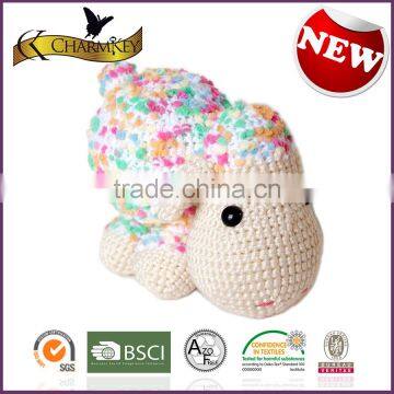 Charmkey Fancy Dot Yarn Acrylic Roving Yarn Twisted With Colorful Dot for Baby Sweaters photo-5