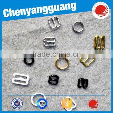 19mm Metal bra hooks strap buckle and slider wholesale garment accessories supplier