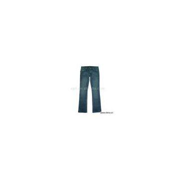 Sell Woman's Cotton Simple Design Jeans Stock