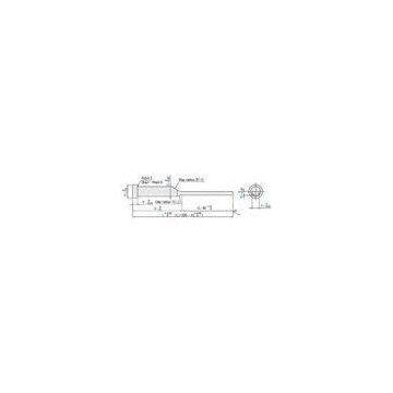 D - Shaped MISIMI Mold Ejector Pins 4mm Head Stepped Type SKH51